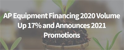 AP Equipment Financing Announces 2021 Promotions
