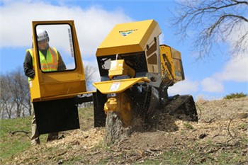 New Vermeer SC48TX stump cutter tackles tough jobs in tight spaces