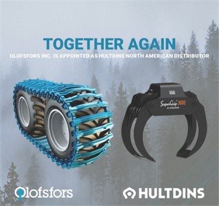 Olofsfors is appointed as Hultdin's North America Distributor