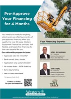 Pre-Approve Your Financing for 4 Months!!