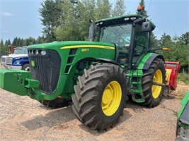 2010 John Deere 8320 R Tractor with 2021 Seppi Starsoil 250 Forestry Attachment