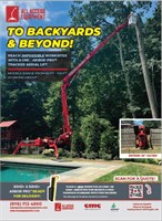 To Backyards & Beyond- Reach impossible worksites with a CMC Arbor Pro Tracked Aerial Lift