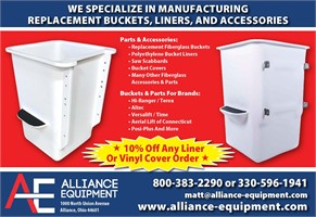 Replacement Buckets & Liners - 10% Off Special!!!