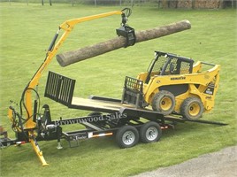 The Treeler Dumping Grapple Trailer With Anderson Log Loader!